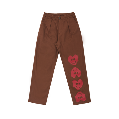 Multi Heart - Brown Pant