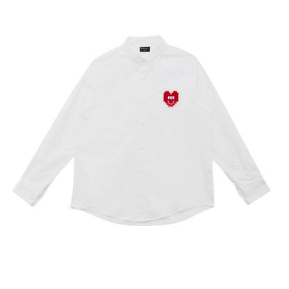 Red Heart - White Shirt